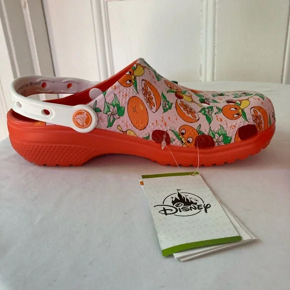 NWT Crocs Disney Vault Florida oranges bird size 7 women, 5 men - Picture 2 of 7